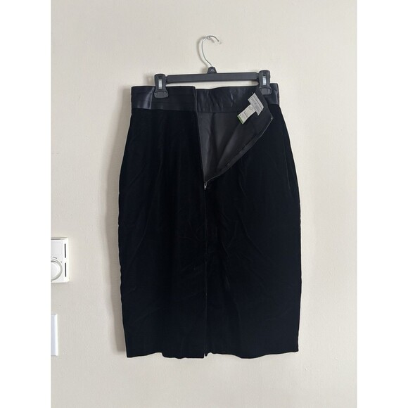 VTG 90s Jessica Scott McClintock VELVET Skirt 14 Large Whimsy Goth Y2K Formal - Picture 2 of 5